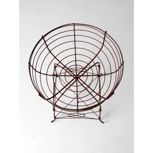 Panier de rangement rectangulaire pliable en acier inoxydable noir, simple et moderne, panier à fruits décoratif, centre de table - Product Image 3