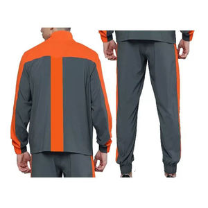 Conjunto Deportivo Económico para Hombre con Capucha y Estampado, con Franjas Laterales, Dos Piezas, Estilo Hip Hop, Ropa Deportiva, Proveedor de Fábrica al por Mayor - Product Image 3