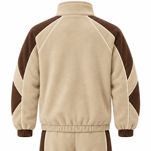 Mens Warm Fleece Tracksuit Two Piece Sportswear Set With Full Zip Jacket And Jogger <b>Pants</b> For Fitness Training And Outdoor Wear - Product Image 6