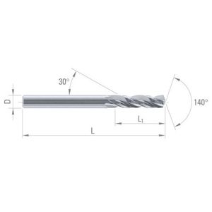 DIXI 1151 – Punte elicoidali Z=3 - Product Image 1