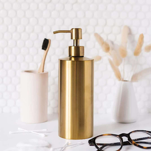 Dispensador de Jabón Líquido de Metal con Diseño Martillado de Acero Inoxidable para Uso en Hogar, Hotel y Restaurante - Product Image 2