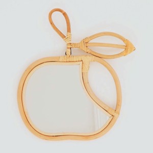 Competitive Price Mini Sizes High Quality Eco Friendly Wall Hanging <b>Mirror</b> Kids Room Decoration Rattan <b>Mirrors</b> - Product Image 1