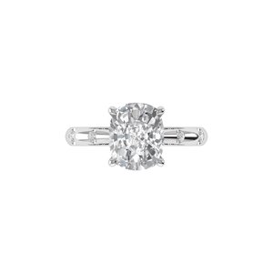 Brilliant <b>Cushion</b> Cut Lab Grown Diamond <b>Ring</b> 925 Silver 9kt, 14kt, 18kt Gold Diamond <b>Rings</b> for Women's Engagement <b>Ring</b> - Product Image 5
