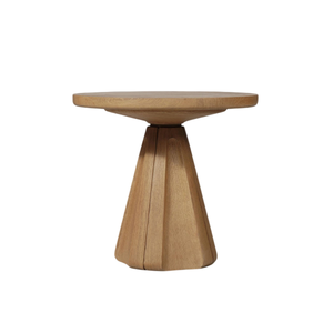 New Arrival <b>Round</b> <b>Wooden</b> <b>Coffee</b> <b>Table</b> With Tapered Base Handmade Minimalist Living Room Furniture Unique Look Side <b>Table</b> - Product Image 1