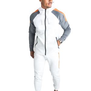 Chándal ajustado para hombre personalizado al por mayor, ropa deportiva de algodón/poliéster de alta calidad, secado rápido, transpirable, colores personalizados y logotipo - Product Image 6