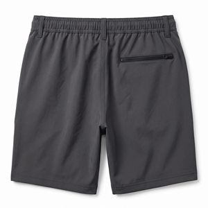 <b>Men's</b> Summer 100% Cotton Breathable Elastic Waist Board <b>Shorts</b> <b>Zip</b> <b>Pocket</b> Secure <b>Pocket</b> Casual OEM ODM Wholesale Factory Custom - Product Image 2