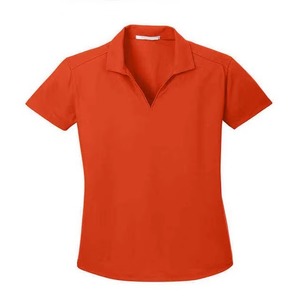 T-shirts de tennis vierges OEM pour femmes, hauts de golf personnalisés avec broderie, polos à manches courtes pour femmes, vêtements à col, vente en gros - Product Image 1