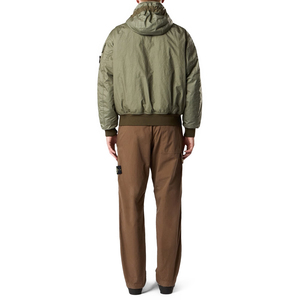 Veste matelassée légère à capuche pour homme, personnalisée, en membrane technique, résistante à l'eau, coupe-vent, pour le sport et l'urbanisme - Product Image 2