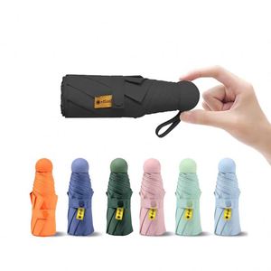 Paraguas de Viaje Portátil de Doble Uso con Protección UV UPF 50, Mini Paraguas Cápsula, Ideal para Días Soleados y Lluviosos, 50% de Descuento - Product Image 1