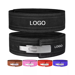 Ceinture de Soutien Lombaire en Cuir de Vachette Respirante et Imperméable de 10/13 mm d'Épaisseur pour Haltérophilie et Squat, Modèle Unisexe, Vente en Gros 2026 - Product Image 1