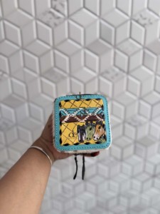 New 2026 Genuine Leather Stylish <b>Travel</b> Jewellery Compact Case Faux Vintage Hand Tooled Leather Durable Storage Accessory Holder - Product Image 2