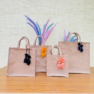 Handmade Handicraft Handloom Jute Tote <b>Bag</b> for Women Custom <b>Size</b> Personalized Shopping <b>Bag</b> for Her Outdoor Use Grocery/Gift - Product Image 3