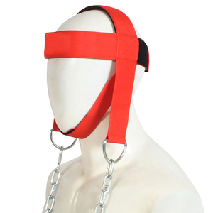 Weight Lifting Heavy Duty Professional Head Neck Harness with Neoprene & Nylon Metal Chain for <b>Strength</b> <b>Training</b> Gym Sling Belt - Product Image 6