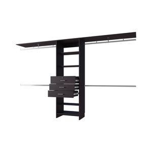 Sistema di Armadi Modulari Wengue con Aste Appendiabiti per una Soluzione di Organizzazione Efficiente - Product Image 4