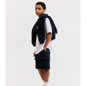 กางเกงคาร์โก้เอวกลางผู้ชายสไตล์อเมริกันใหม่ประจำฤดูร้อนปี 2026 หลายกระเป๋า สีพื้น ผ้าเนื้อนิ่ม สวมใส่สบาย เหมาะสำหรับชายหาด สามารถปรับแต่งได้ รับผลิตแบบ OEM - Product Image 4