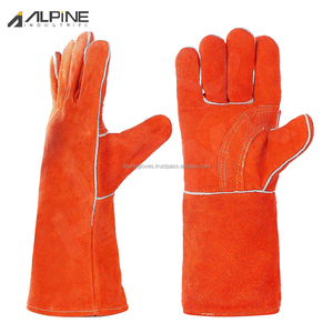 Gants en cuir anti-coupure et anti-impact pour soudeurs Gants de travail à manches longues pour la sécurité du soudage - Product Image 6