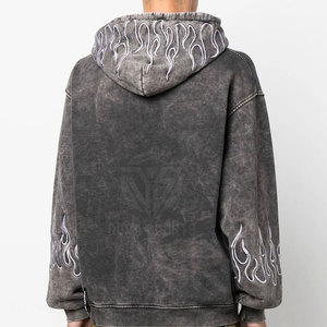 Nouveau design, best-sellers : sweats à capuche délavés pour hommes, faible MOQ, prix de gros abordable, sweats à capuche délavés pour hommes en vente en ligne - Product Image 4