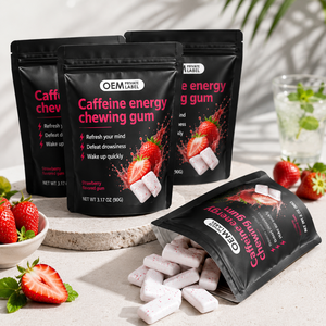 Fabricación y Suministro de Suplementos Dietéticos de Goma de Mascar con Cafeína, Marca Privada OEM ODM, Fórmula Personalizada - Product Image 4