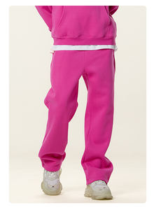 Pantalones Casuales Vintage de Felpa Francesa, Pantalones Deportivos con Capucha y Pantalones de Chándal para Hombre, 100% Algodón, Pantalones Deportivos de Algodón Grueso para Hombre - Product Image 3