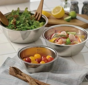 Bol de service en métal de style antique, écologique, durable, fait main, sûr pour les aliments, les fruits, les salades, les collations, la vaisselle de cuisine, prix abordable - Product Image 1