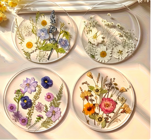 Elegant Resin <b>Coaster</b> <b>Set</b> with Glossy Finish 5mm Thick Vintage Style for Contemporary Home Styling Resin <b>Coaster</b> Supplier - Product Image 2