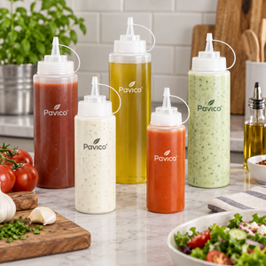 Cylinder <b>Squeeze</b> <b>Bottle</b> <b>with</b> Precision <b>Nozzle</b> PET Plastic Dispensing <b>Bottle</b> for Food Packaging Manufacturer in Vietnam - Product Image 6