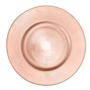 Assiette de Présentation Or Rose pour Fiançailles, Anniversaire, Fêtes – Vaisselle Réutilisable pour Table, Présentation Alimentaire – Prix Abordable - Product Image 5