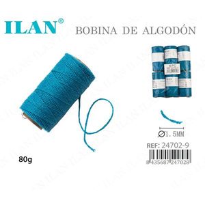 ด้ายเย็บผ้าอิลันคอตตอนสปูล 80 กรัม 1.5 มม. - Product Image 2