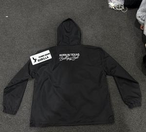 Chaqueta Bomber de Invierno de Primera Calidad, Recubierta, Formal, Negra, con Logotipo Impreso en la Parte Delantera, Resistente al Viento, Impermeable, Transpirable y Ecológica para Exteriores - Product Image 3