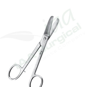 Ciseaux chirurgicaux Lorenz 23 cm (9 pouces) à lames pointues angulées, manches courbés, en acier inoxydable, instrument de chirurgie générale - Product Image 6
