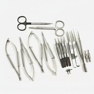 Juego de Instrumentos Microquirúrgicos para Cirugía de Mano PISSCO, Juego de 17 Piezas de Acero Inoxidable Fabricado por Pissco - Product Image 1