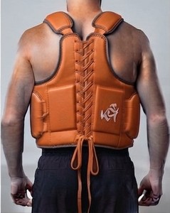 Protection de poitrine unisexe pour adultes, Muay Thai, Taekwondo, entraînement, PVC, cuir PU, respectueux de l'environnement, protection corporelle, toutes les couleurs, KLTW INT'L KL-CG-606 - Product Image 2