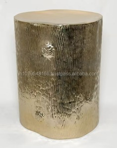 Modern <b>Round</b> Metal <b>Side</b> <b>Table</b> with Human Figure Base Contemporary Living Room Furniture Decorative Accent <b>Table</b> - Product Image 3
