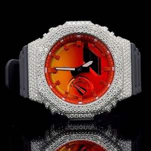นาฬิกาควอตซ์อัลลอยด์ 40 มม. ประดับเพชรโมอิสซาไนต์ VVS คุณภาพสูง ใหม่เอี่ยม แฟชั่นเครื่องประดับสุดหรู - Product Image 4