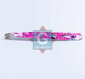 Pinzas para Cejas Modernas de Acero Inoxidable con Punta Inclinada, Herramienta de Precisión Duradera, Grayrocks - Product Image 5