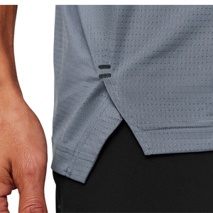 Camiseta Deportiva Táctica Extra Grande para Hombre, Transpirable, de Alto Rendimiento, Holgada, para Entrenamiento, Color Azul Hierro - Product Image 4