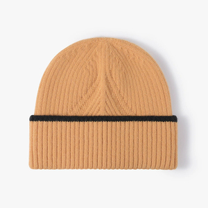 Gorros de punto personalizados con logo OEM al por mayor, gorros de invierno 100% acrílicos para adultos, proveedor a granel, gorro moderno 2026 - Product Image 3
