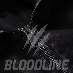 Men's Black PU Leather <b>Jacket</b> Moto Biker <b>Jacket</b> Men Hooded Leather <b>Jacket</b> <b>Slim</b> <b>Fit</b> Biker <b>Jacket</b> PU Leather Motorcycle <b>Jacket</b> - Product Image 6