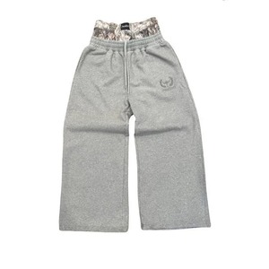 Men’s Retro <b>Hip</b> Hop Flared Pants Letter Embroidery Elastic Waist Drawstring Casual Streetwear Micro Horn Trousers - Product Image 2