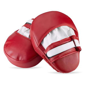 Cibles de frappe en PU rouge pour l'entraînement, durables, utilisables toutes saisons, respirantes et élastiques, pour la boxe, le MMA et le kickboxing - Product Image 2