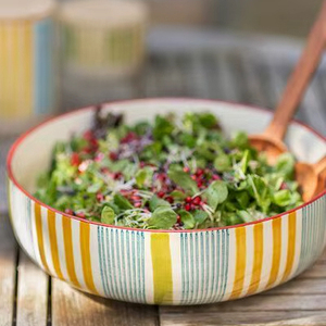 Classic Ceramic Serving Bowl with Polished Finish Handmade & Eco-Friendly for Party <b>Dining</b> or Everyday Use - Product Image 1