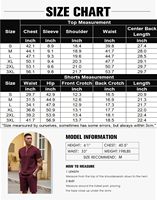 Conjunto de Camiseta y Pantalones Cortos Deportivos Casuales de Verano para Hombre, Transpirables, de Punto, con Cuello de Cremallera, Color Sólido, 100% Poliéster