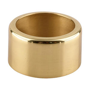 Luxury Polished Brass Candle Holder Set of 2 Tall Gold Finish Classic Design High Quality for Religious or Used Church Home - Product Image 3