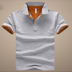 เสื้อโปโลแขนสั้นทรงเข้ารูปสำหรับผู้ชาย ผ้าเนื้อนุ่มพรีเมียม สวมใส่สบาย - Product Image 3