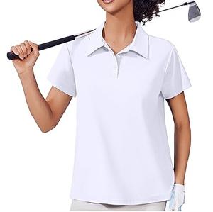 Best Quality Custom Logo <b>White</b> Color <b>Short</b> <b>Sleeve</b> <b>Women</b> Golf Polo T-<b>shirt</b> Cotton High Quality Material Custom Sizes & Colors - Product Image 1