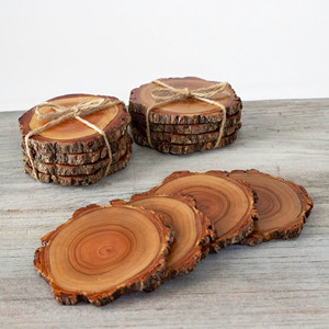 BEST SELLER Premium Eco Friendly Sustainable <b>Wooden</b> <b>Slice</b> Coaster High Quality Customizable Drinkware Protection Supply - Product Image 6