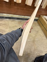 Batte de cricket Hoserz International de qualité supérieure, en saule anglais, légère, de qualité professionnelle, fabriquée à la main, pour le cricket à balle dure, 38/40 mm