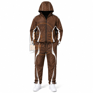 Ensemble coupe-vent imprimé à capuche pour homme, style streetwear, 100 % nylon léger, haute qualité, vente chaude - Product Image 6
