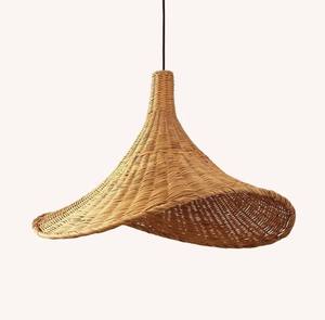 Cheap Wholesale Elegant Rattan Lampshade Handmade Natural Handwoven <b>Pendant</b> <b>Lighting</b> For Home Decor Eco-friendly from Vietnam - Product Image 6