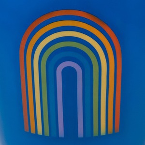 Urna Funeraria LU Bright Rainbow, Estilo Americano, Blanca, Capacidad de 200 Pulgadas Cúbicas, Expresa Esperanza y Amor a Través del Diseño - Product Image 4